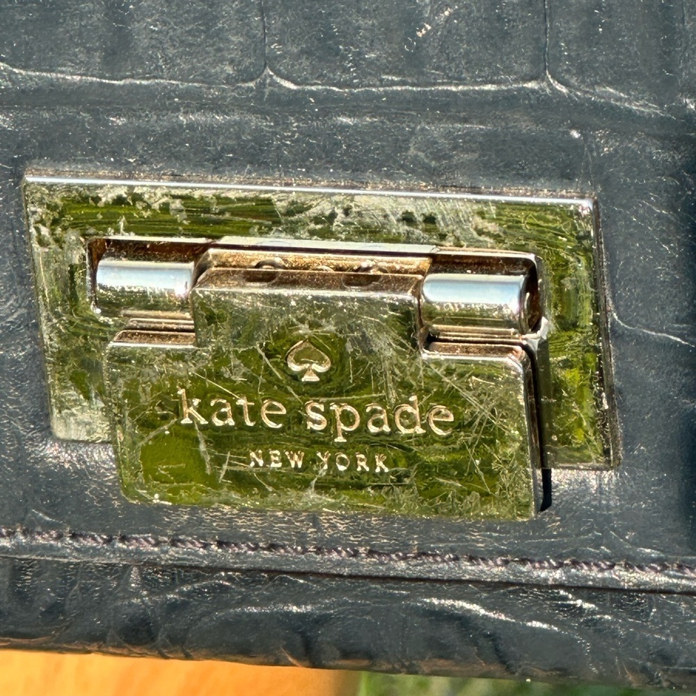 Kate Spade Black Crossbody Bag with Textured Leather - Picture 5 of 5